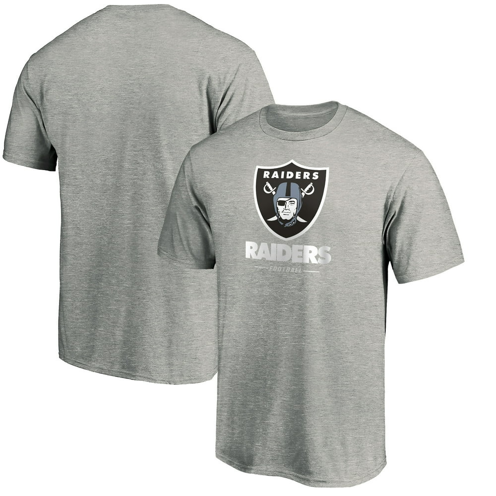 Las Vegas Raiders Fanatics Branded Team Lockup Logo T-Shirt - Heathered Gray - Walmart.com