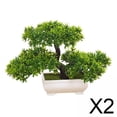 thumbnail image 1 of 2 Bonsáis Artificiales De Pino Japonés En Maceta Para Escritorio, Ideal Para Baño Y Chimenea., 1 of 10