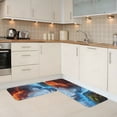 thumbnail image 5 of Yiaed Red And Blue Fire Mountains Kitchen Rugs Sets of 2 Kitchen Mats Cushioned Anti Fatigue Kitchen Rug Tapetes Para Cocina for Sink,Laundry Room, 5 of 6