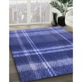 thumbnail image 3 of Ahgly Company Machine Washable Indoor Rectangle Transitional Light Slate Blue Area Rugs, 5' x 8', 3 of 7