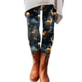 thumbnail image 2 of Lroveb Christmas Leggings for Women Day Fall Winter Artistic Splash Printed Soft Stretchy Pants Yoga Leggings, 2 of 6