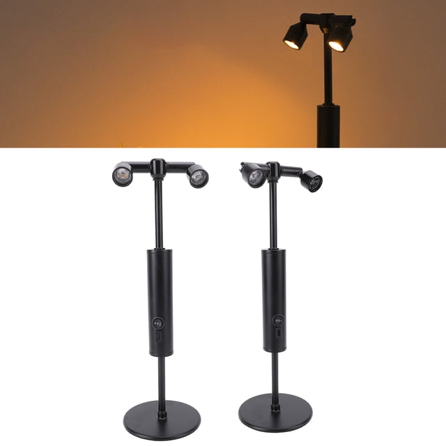 Cordless Desk Lamp, Rechargeable Warm Yellow Lighting Table Lamp with 1800mAh Battery for Restaurants, Cafes