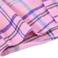 thumbnail image 4 of Toddler Boys Casual Long Sleeve Plaid Button Up Shirts Purple 110, 4 of 4
