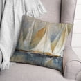thumbnail image 3 of Creative Products Sailboats on Water 18 x 18 Spun Poly Pillow, 3 of 3