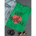 thumbnail image 3 of Mothers Day Big Heart Shaped T-Shirt Women -Image by Shutterstock, Female Medium, 3 of 4