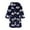 Dark Blue, variant on Bovxnpu Dresses Flannel Dress Fleece Soft Warm Long Sleeve BathDress Outfits (Girl's or Boy's)