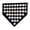 Black, variant on 43 Baseball Ball Display Case Cabinet - Home Plate Shaped