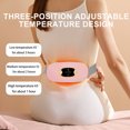 thumbnail image 4 of Gnmfd Portable Rechargeable Heating Pad for Stomach and Back Pain Relief, 3-Speed Adjustable Temperature Electric Massager with Vibration Modes for Women Office Home Travel Relaxation Use, 4 of 9