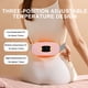 thumbnail image 4 of Almohadilla térmica portátil recargable para abdomen y espalda | Ajuste de temperatura de 3 velocidades | 3 modos de masaje | Carga USB | Masajeador abdominal inalámbrico rosa para mujeres |, 4 of 5
