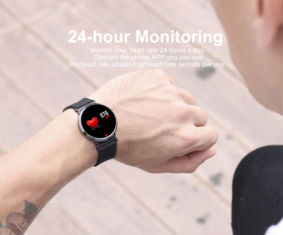 Waterproof Sports Smart Watch Heart Rate Blood Pressure Monitor for IOS And  Android For Women And Men - Walmart.com