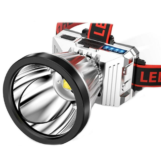2400 Lumen Super Bright Rechargeable High Power Headlamp High Power Head Lamp UK L2W7