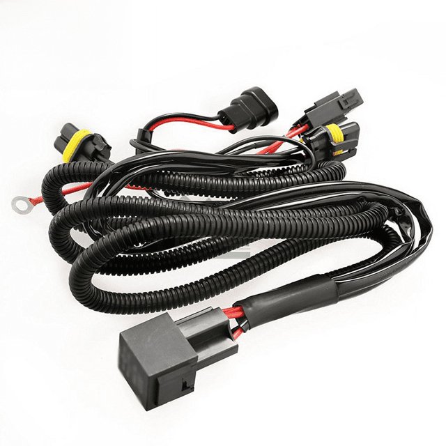 Cable reforzado para lámpara de xenón HID de automóvil Grupo de cables de relé Grupo H1 H7 H11 9005 9006 H4 H13, etc.