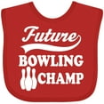 thumbnail image 3 of Inktastic Future Bowling Champ Childs Bowler Boys or Girls Baby Bib, 3 of 4