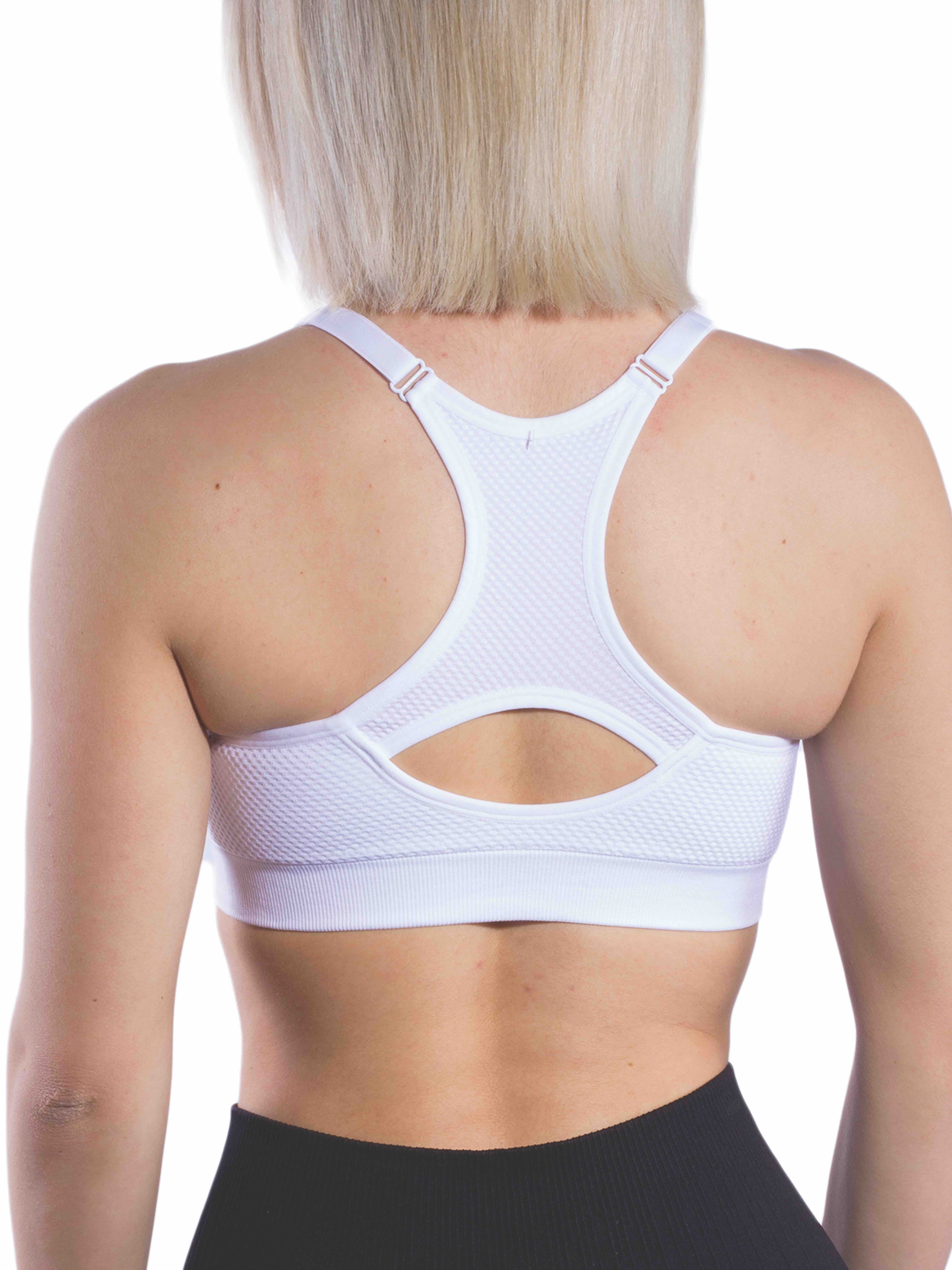 danskin now keyhole seamless sports bra
