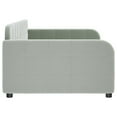 thumbnail image 2 of vidaXL Day Bed Light Grey 100x190 cm Velvet, 2 of 5
