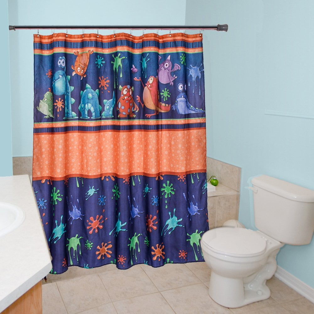 Monster Splat Splats Shower Curtain Walmart Canada Walmart Ca
