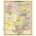 thumbnail image 2 of Snyder 12x14 Black Ornate Wood Framed with Double Matting Museum Art Print Titled - Trempealeau Wisconsin Landowner - Snyder 1878, 2 of 4