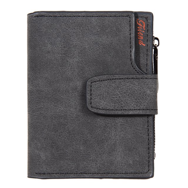 Bolsa PU Card Case Fashion Lady Purse Hebilla magnética Múltiples ranuras para tarjetas para ir de compras JShteea Para Estrenar