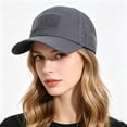 thumbnail image 7 of Beautynvta Baseball Cap with Loop Field, Outdoor Breathable Sports Hat, Mesh Sunshade Hat for Men Women Outdoor Hiking Fishing, 7 of 7