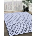 thumbnail image 3 of Ahgly Company Machine Washable Indoor Rectangle Transitional Lavender Blue Area Rugs, 2' x 5', 3 of 7