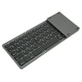 thumbnail image 4 of Teclado Bluetooth plegable, 63 teclas, Mini teclado plegable ultrafino de Metal con panel táctil para Windows, IOS y Android, 4 of 8