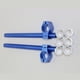thumbnail image 3 of Clip Ajustable Del CNC De La Motocicleta 25/29 / 30m M En La Bifurcación De Los Manillares 2pcs 280m M Azul Macarena Manillar de tubo de horquilla, 3 of 6