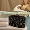 thumbnail image 2 of HELLHERO Brown Tone Paw Prints Clothes Iron Storage Case Compatible with Full-Size Irons and Accessories with Zipper Handle St.Patrick's Day, Case Only, 2 of 6