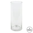 thumbnail image 4 of Vickerman 10" Clear Cylinder Glass Container. Includes two pieces per set., 4 of 5