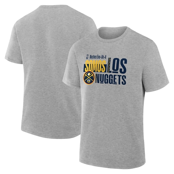 Men's Gray Denver Nuggets Noches Training T-Shirt