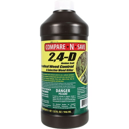 Compare N Save Broadleaf Weed Killer 2,4-D, (Best Broadleaf Killer For Lawns)