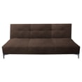 thumbnail image 3 of Sofa Cama Reclinable El Bazar Store Vegas Terciopelo Chocolate Futon 3 posiciones Sala, 3 of 6