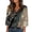 #83-Khaki, variant on Women's V-Neck 3/4 Sleeve Satin Tops Gifts