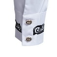 thumbnail image 4 of Blusa y camisa de manga larga con cuello vuelto para hombre, informal, con bordado, estampado, botones a la moda, blusa de manga larga con cuello vuelto, blusa de poliéster para hombre, 4 of 9