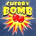 thumbnail image 3 of CafePress - Cherry Bomb Women's Dark T Shirt - Womens Tri-blend T-Shirt, 3 of 4