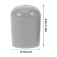 thumbnail image 3 of Masteelf 10pcs Chair Leg Floor Protectors Stool Leg Caps Anti Skid Furniture Feet Protectors, 3 of 10