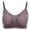 Coffee, variant on Vividxx Women Bra Wireless Maternity Seamless Front Buckle Breastfeeding Bra With Pads Plus Size Cozy Mother-to-be Bralette