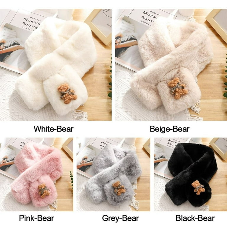 rabbit fur scarves
