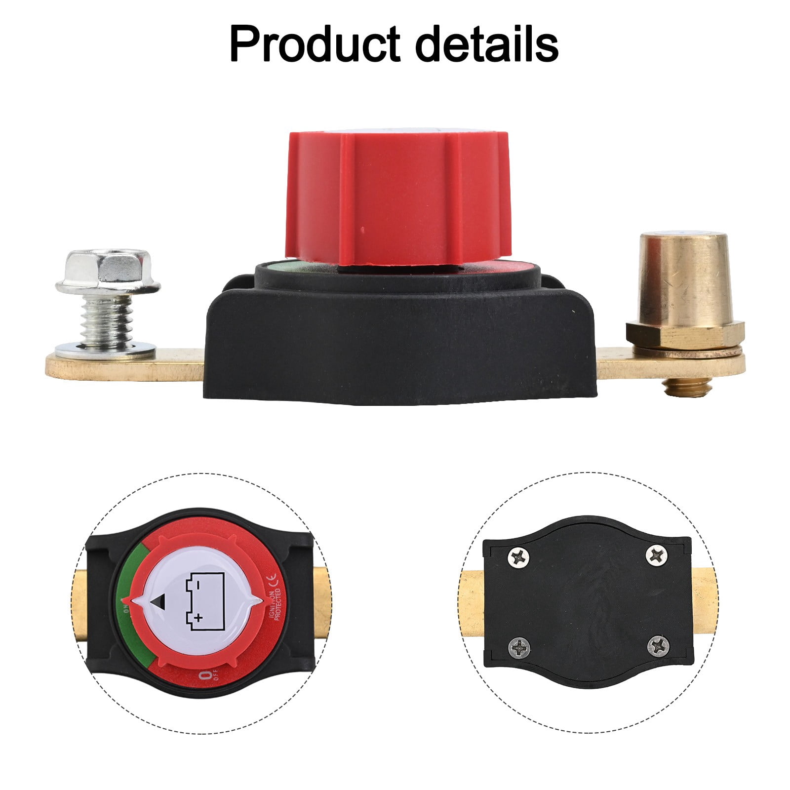 275A Waterproof Battery Disconnect Switch For Cars Boats Rvs And Campers