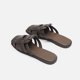 thumbnail image 5 of Sandalias planas para mujer cómodas zapatillas planas de tejido elegante para fiestas y vacaciones, 5 of 8