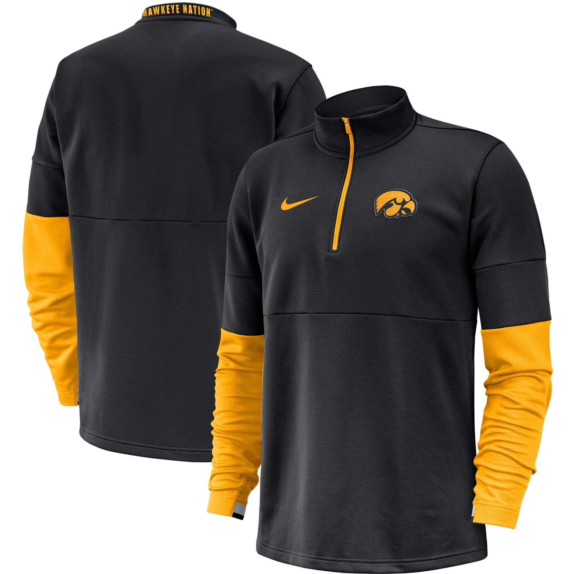 Men's Nike Black Iowa Hawkeyes Coaches 