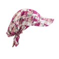 thumbnail image 4 of Visera con ala, pañuelo estampado para la cabeza, bandana, turbante, gorro para la cabeza, para la playa y actividades al aire libre. Púrpura, 4 of 9