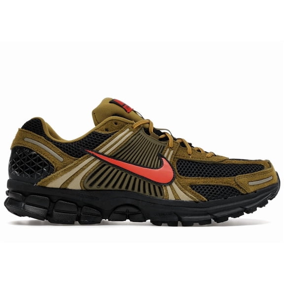 Nike Men's Zoom Vomero 5 Premium Olive Flak Picante Red Shoes, from StockX