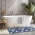 thumbnail image 2 of Dark Blue Ballerina Flower Pattern Kitchen Rug Mat,Kitchen Runner Rugs Non Skid Washable,Decorative Kitchen Floor Mats for Kitchen,Sink,Laundry,17"x47.2", 2 of 7