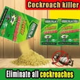 thumbnail image 2 of Polvo potente de cebo para cucarachas, trampa para veneno antiplagas para matar cucarachas y hormigas para uso doméstico, 22 piezas, 2 of 5