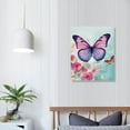 thumbnail image 4 of COMIO  Butterfly Canvas Wall Art Decor Fantasy Girls Wall Art Watercolor Art Print Butterflies for Wall Art Living Room Bedroom Canvas With Wood, 4 of 5