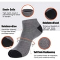 thumbnail image 3 of Calcetines tobilleros Yuxing acolchados para hombre paquete de 10 transpirables cómodos, 3 of 5