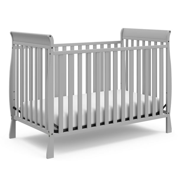 Storkcraft Maxwell 3 In 1 Convertible Crib Pebble Gray Walmart Com Walmart Com