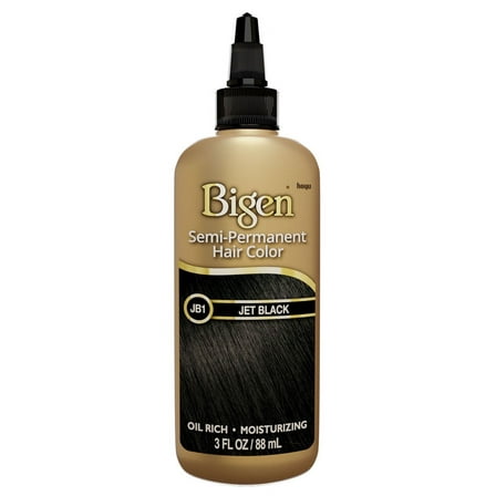 Bigen Semi-Permanent Haircolor #JB1 Jet Black 3oz (Pack of 2)