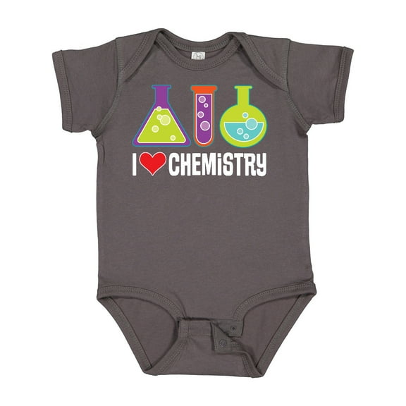 Inktastic I Love Chemistry Science Boys or Girls Baby Bodysuit