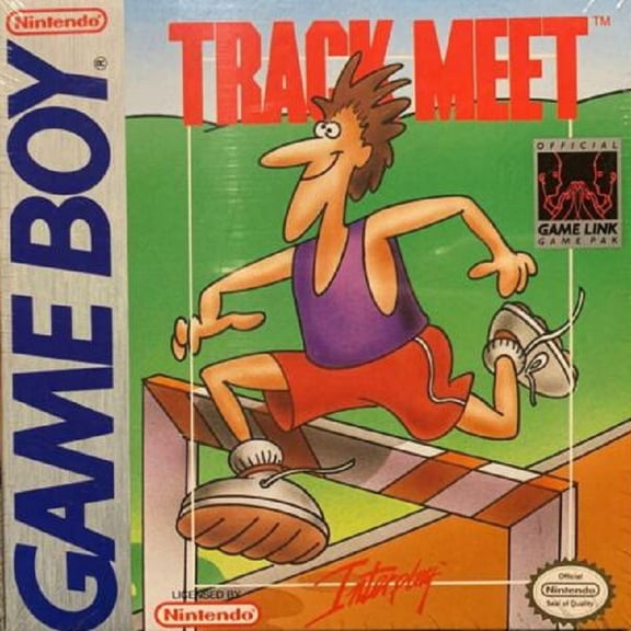 Restored Track Meet (Nintendo GameBoy Original, 1991) Olympic Sports Game (Refurbished)